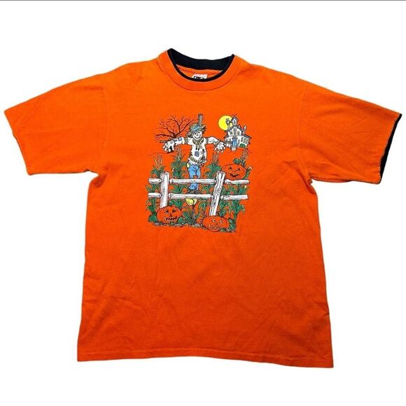 Vintage L.A. Sportswear Halloween Fall Tshirt XL - Picture 1 of 3